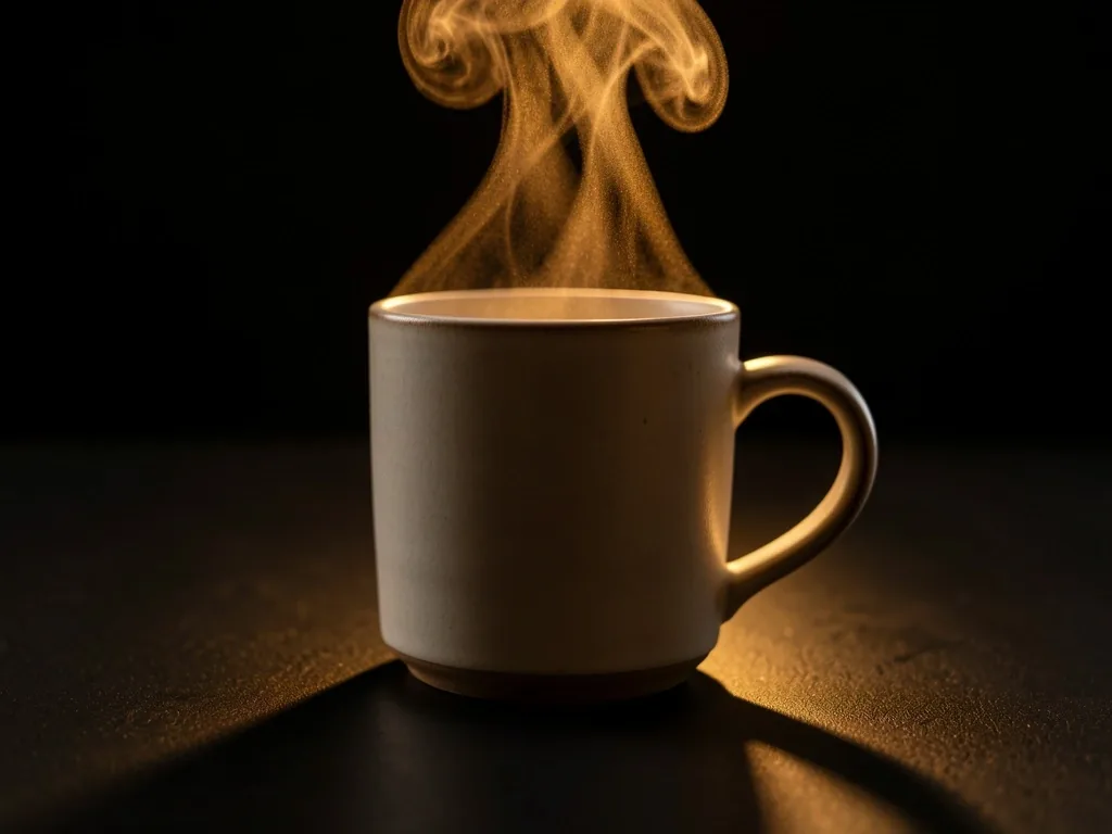 Steaming mug of Your Fit keto tea